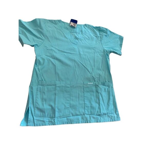 Set of 2 Scrub Tops Scrub HQ Peaches Uniforms Workwear Career Healthcare Work Me - Picture 3 of 10